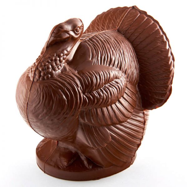 Turkey Shaped Molded Chocolate Confection