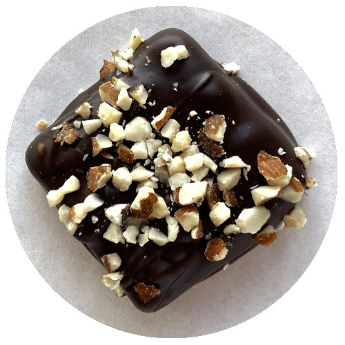 Chocolate Covered Toffee with Almonds
